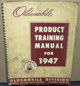 1947 Oldsmobile Dealer Product Training Service Shop Manual Hydra-Matic Trans