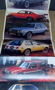 AMC Spirit Concord Pacer DL AMX Wagons 1979 Brochure Sales Folder Original