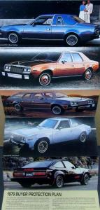 AMC Spirit Concord Pacer DL AMX Wagons 1979 Brochure Sales Folder Original
