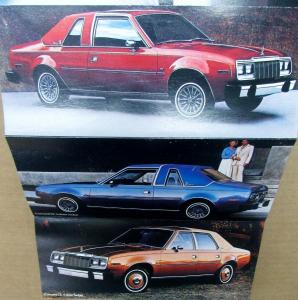 AMC Spirit Concord Pacer DL AMX Wagons 1979 Brochure Sales Folder Original