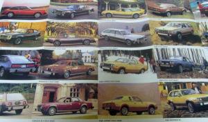 1981 American Motors AMC Jeep Renault LeCar & 18i Color Sales Brochure Original