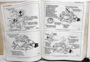 1982 Pontiac Service Shop Manual Firebird Trans Am T/A S/E 3rd Generation Repair