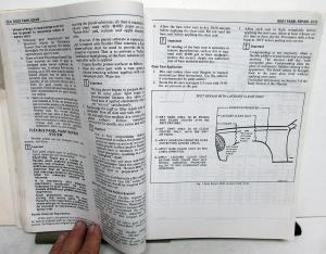 1987 Pontiac Dealer Service Shop Manual Fiero S/E G/T Repair Maintenance