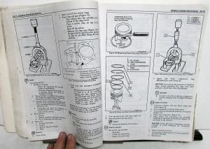 1987 Pontiac Dealer Service Shop Manual Fiero S/E G/T Repair Maintenance