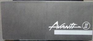 1966 Avanti II Sales Brochure Leaflet Original With Silver Stripe on Cover NOS