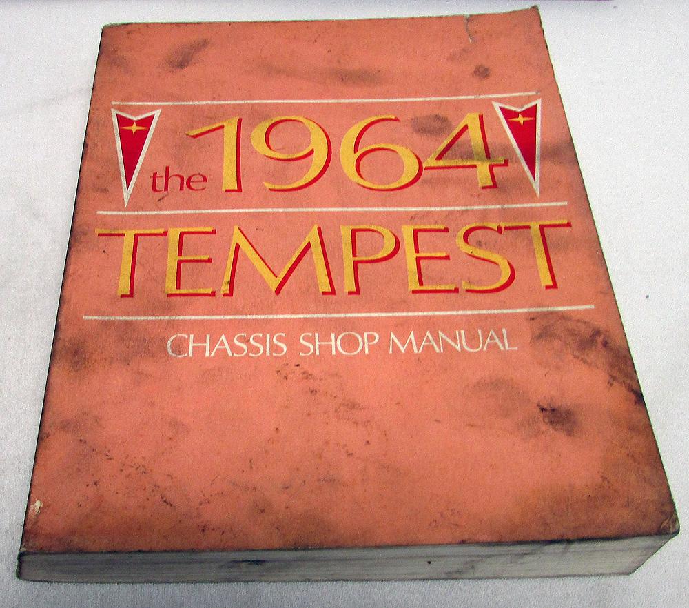 1964 Pontiac Tempest Dealer Chassis Service Shop Manual Le Mans Repair Original