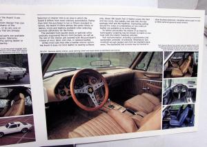 1982 Avanti II Color Sales Brochure Folder