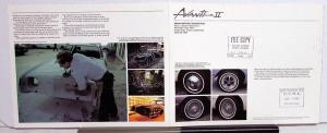 1982 Avanti II Color Sales Brochure Folder