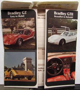 1977 Bradley GT & GTII Catalog Folder Sports Car Kits