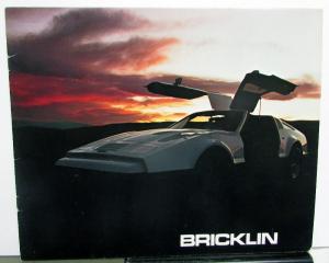 1975 Bricklin SV 1 Sports Car Color Sales Brochure Original