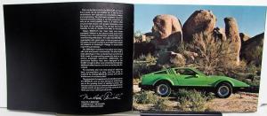 1975 Bricklin SV 1 Sports Car Color Sales Brochure Original