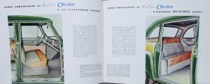 1957 1958 Checker Taxi Standard & Driv Er Matic Special Sedans REVISED Sales Bro