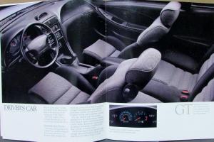 1995 Ford Mustang & GT Glossy Color Sales Brochure Original