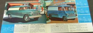 Original 1955 2nd Series Chevrolet Truck Sales Brochure Panel Sedan Delivery