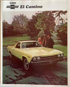 1969 Chevrolet El Camino SS 396 350 Dealer Sales Brochure Original