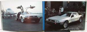 1981 DeLorean Prestige Sales Brochure Original Black Cover Ireland Reference