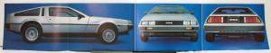1981 DeLorean Prestige Sales Brochure Original Black Cover Ireland Reference