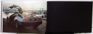 1981 DeLorean Prestige Sales Brochure Original Black Cover Ireland Reference