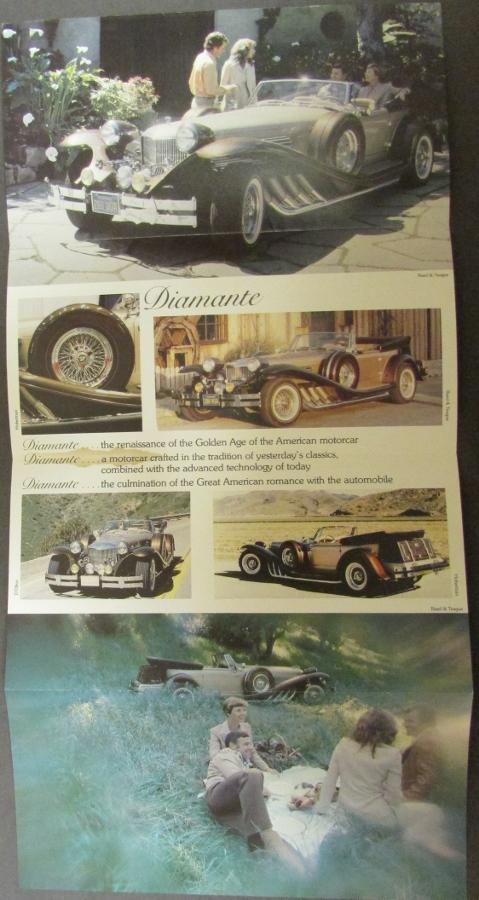 1979 ? Diamante Sales Brochure Original With Color Photos