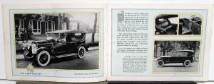 1923 Durant Six Cylinder Model Cars Sales Brochure Original