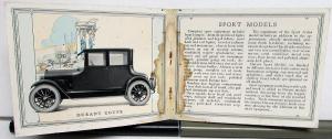 1923 1924 Durant Touring Sedan Coupe Sport Coach Business Cars Sales Brochure