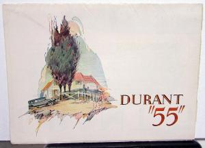 1928 Durant 55 Models Coupe 2 Door Sedan 4 Door Brougham Sales Brochure Original