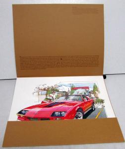 1982 Ken Dallison Print Portfolio GM Perf Camaro Z-28 Pontiac T/A GTO Hurst/Olds