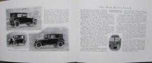 1924 Essex Coach Motor Car Color Sales Brochure Folder