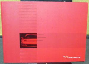 2006 Chevrolet Corvette Dealer Prestige Brochure Italian Text Foreign Original