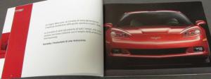 2006 Chevrolet Corvette Dealer Prestige Brochure Italian Text Foreign Original