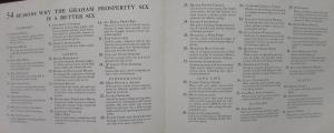 1931 Graham Prosperity Six Auto Color Sales Brochure Folder Original