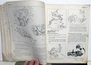 1963 Chevrolet Service Shop Manual Supplement Biscayne Bel Air Impala Repair