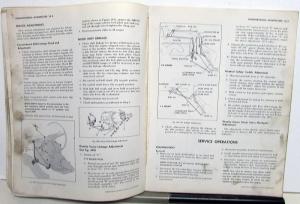1963 Chevrolet Service Shop Manual Supplement Biscayne Bel Air Impala Repair