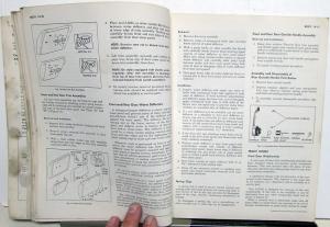 1963 Chevrolet Service Shop Manual Supplement Biscayne Bel Air Impala Repair
