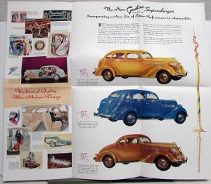 1936 Graham Supercharger Series 110 Auto Sales Brochure Original