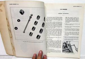 1956 Chevrolet Dealer Service Shop Manual Supplement Passenger Car Repair