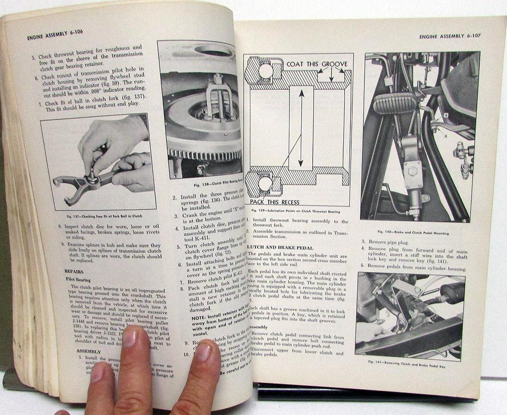 194953 Chevrolet Dealer Service Shop Manual Passenger Car Repair Original