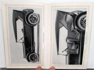1921 Buick Six Cylinder Opened & Closed Models Twenty One Sales Brochure