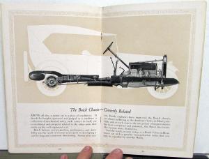 1921 Buick Six Cylinder Opened & Closed Models Twenty One Sales Brochure