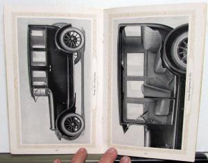 1921 Buick Six Cylinder Opened & Closed Models Twenty One Sales Brochure