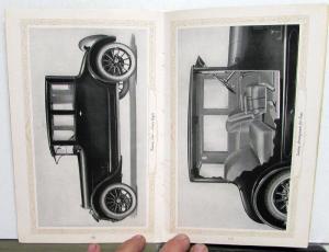 1921 Buick Six Cylinder Opened & Closed Models Twenty One Sales Brochure
