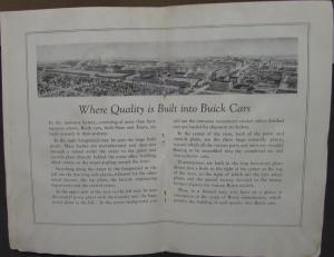 1922 Buick Six & Four Open & Closed Models Owners Manual Reference Book