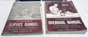 Original 1970 Chevrolet Service Shop Manual Set Chevelle Monte Carlo 69 Corvette