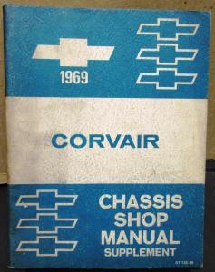 Original 1969 Chevrolet Service Shop Manual Supplement Corvair Repair