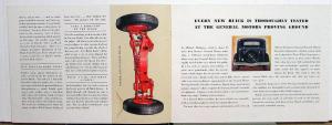 1934 Buick Valve In Head Engine Series 40 Color Original Sales Brochure