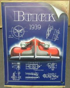 1939 Buick Sales Brochure Folder Limited 90 Special 40 Century 60 Roadmaster 80