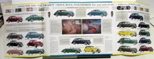 1940 Buick Special Super Century Roadmaster Limited Color Sales Brochure ORIG