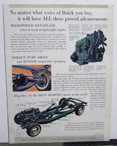 1940 Buick Special Super Century Roadmaster Limited Color Sales Brochure ORIG