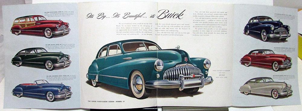 1946 Buick Special 40 Super 50 Roadmaster 70 Color ...