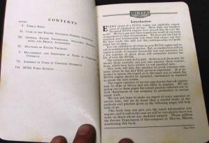 1928 Buda Engines Owners Care & Operation Manual 6 Cylinder Harvey Illinois